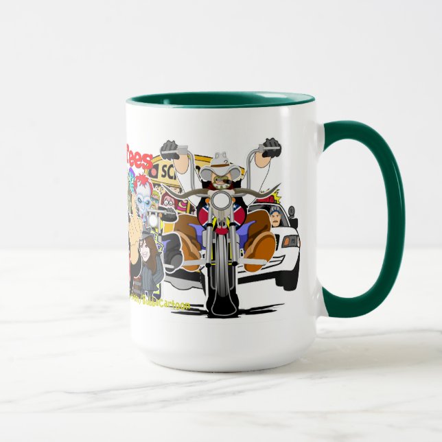CARTOON / BUBBA'S TOONE T-SHIRTS / ALASKAN CARTOON TASSE (Rechts)