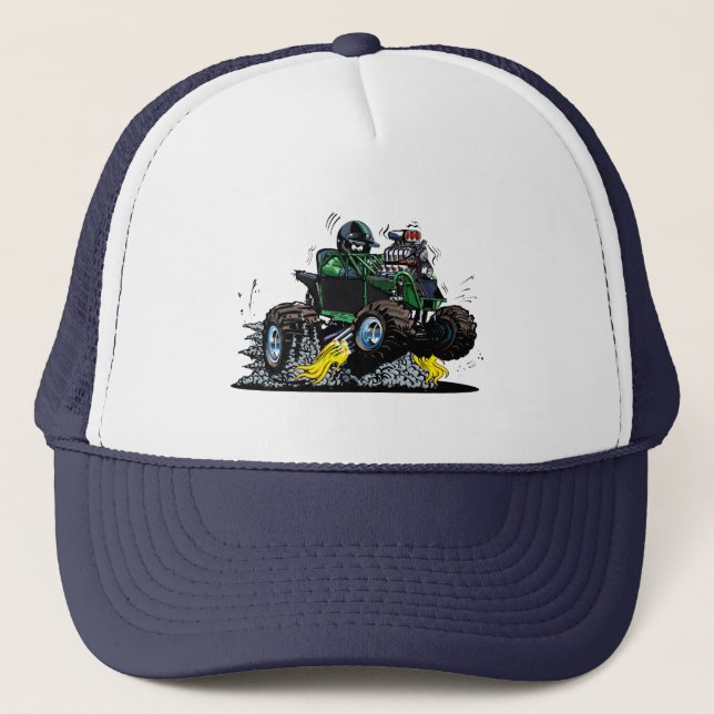 Cartoon Buggy Truckerkappe (Vorderseite)