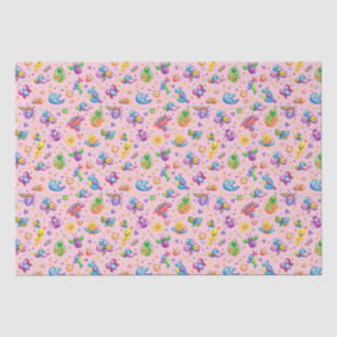 Cartoon Bugs in rosa Märchen Seidenpapier