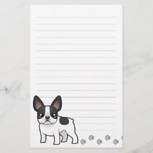 Cartoon Bulldog Briefpapier
