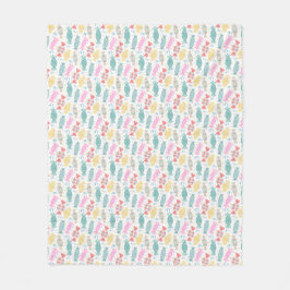 Cartoon bunte festliche Bonbons Fleecedecke