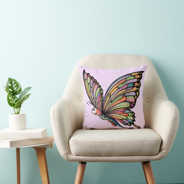 Cartoon Butterfly Kissen (Stuhl )