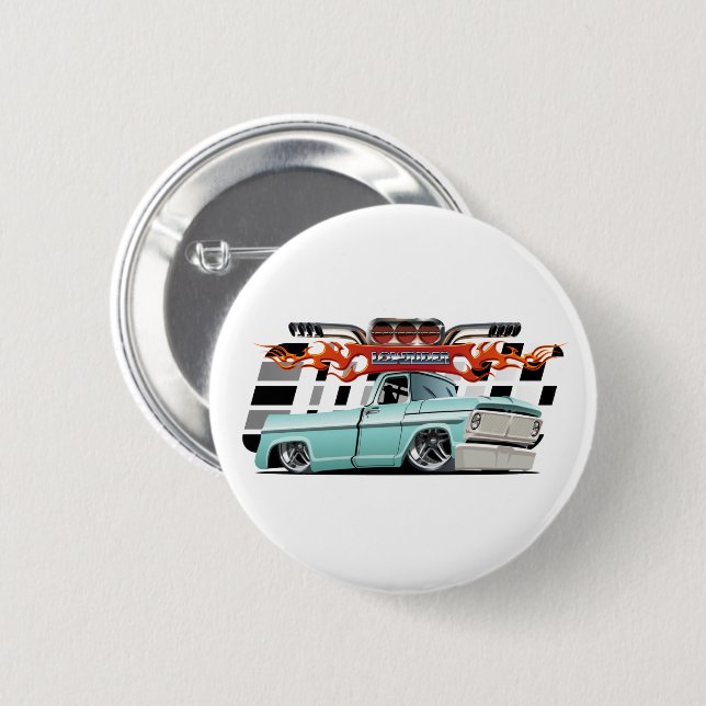 Cartoon Button (Vorne & Hinten)