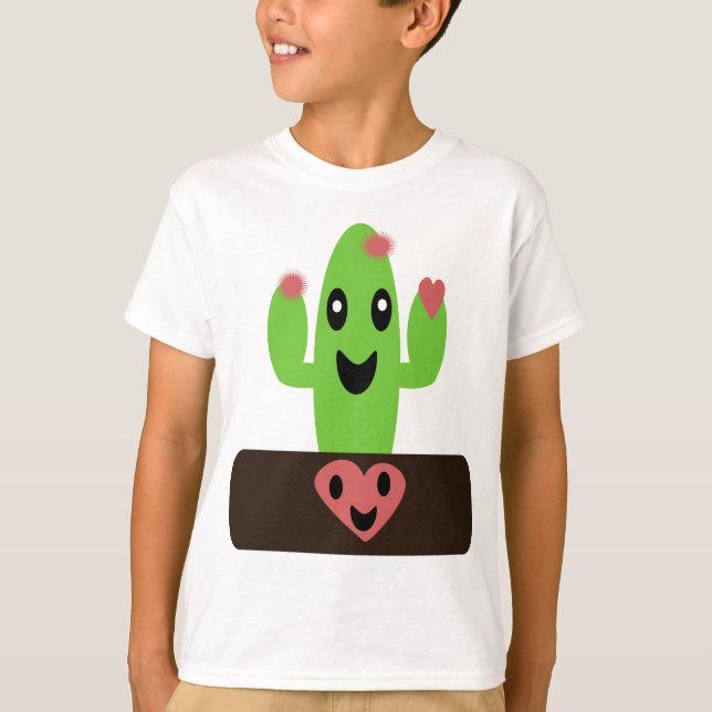 Cartoon Cactus T-Shirt (Vorderseite)