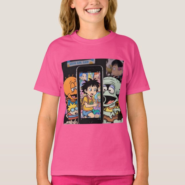 Cartoon Camera Squidward T-Shirt (Vorderseite)