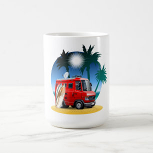 Cartoon Camper Kaffeetasse