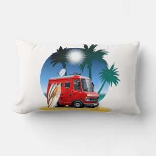 Cartoon Camper Lendenkissen