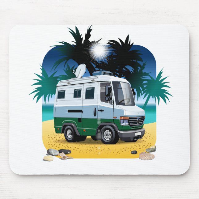 Cartoon Camper Mousepad (Vorne)