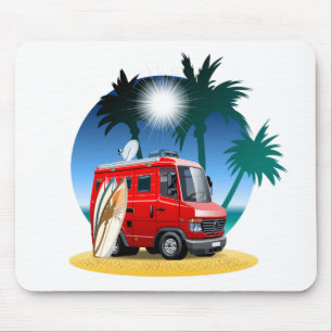 Cartoon Camper Mousepad