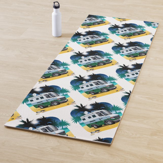 Cartoon Camper Yogamatte (Beispiel)