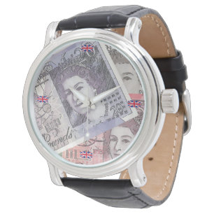 Cartoon Cash, gib das! Armbanduhr