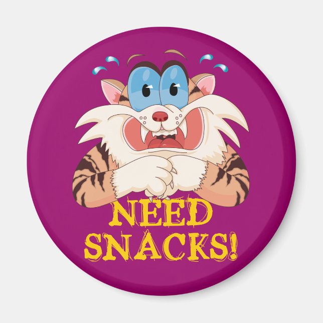 Cartoon Cat Magnet (Vorne)