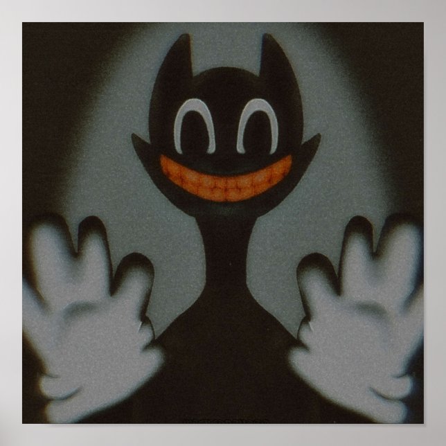 Cartoon Cat Poster (Vorne)