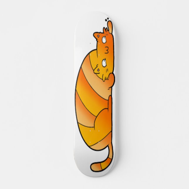 Cartoon Cat Skateboard (Vorne)
