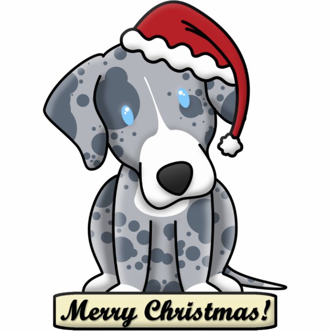 Cartoon Catahoula Fotoskulptur Ornament (Vorne)
