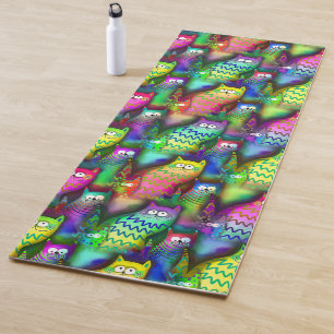 Cartoon Cats Yoga Mat Yogamatte
