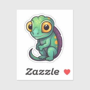 Cartoon Chameleon Aufkleber