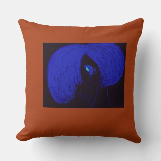 Cartoon Character Art Kissen (Vorderseite)