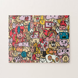 Cartoon Character Hand Drass Muster Kids