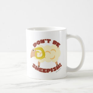 Cartoon Character niedlich Fun Sheepish Sheep Lamb Kaffeetasse