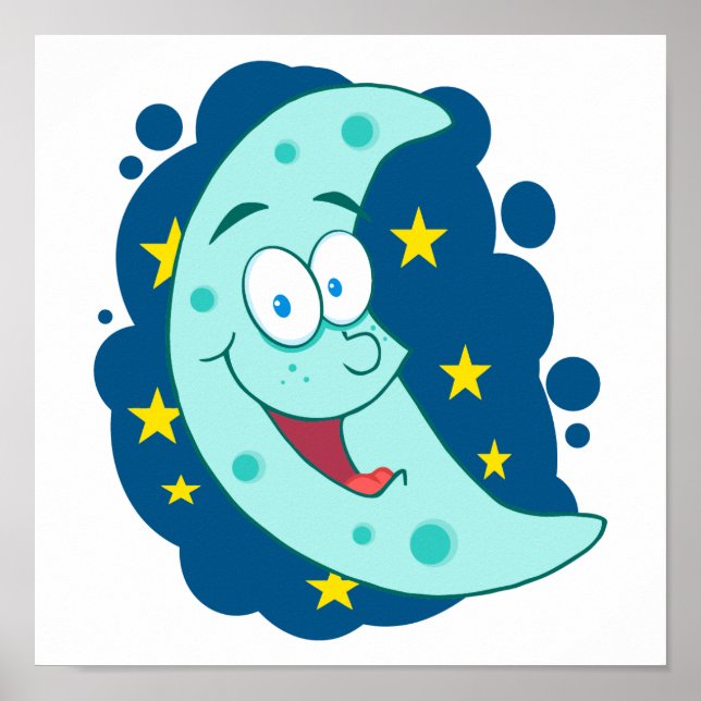 Cartoon-Charakter Poster (Vorne)