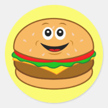 Cartoon Cheeseburger