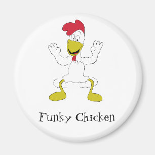 Cartoon Chicken Dance Magnet