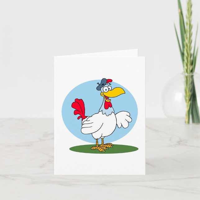 Cartoon Chicken Karte (Von Creator hochgeladen)