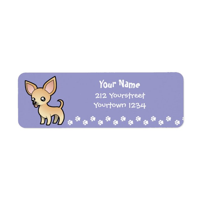 Cartoon Chihuahua (glatter Mantel) (Vorne)