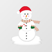 Cartoon Christmas Snowman