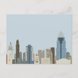 Cartoon Cincinnati Postkarte
