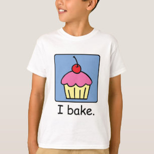 Cartoon-Clip-Art-Cupcake-Dessert-Rosa-Frosting T-Shirt