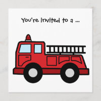 Cartoon Clip Art Firetruck Boy Geburtstagsparty