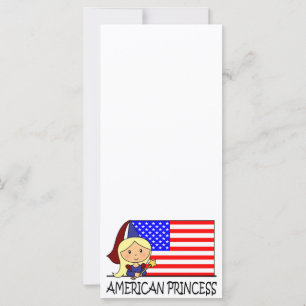 Cartoon Clip Art Niedliche amerikanische Princess-