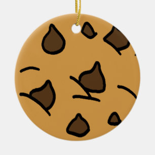 Cartoon-Clip-Art-Schokoladenkekse-Dessert Keramikornament