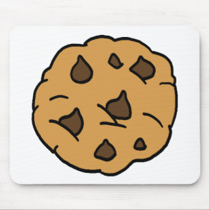 Cartoon-Clipart riesige Schokoladenstück-Kekse Nac Mousepad