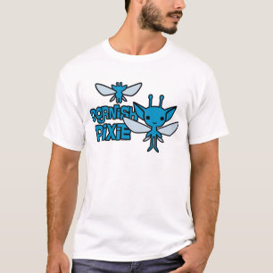 Cartoon-Cornish-Pixie-Charakter-Kunst T-Shirt