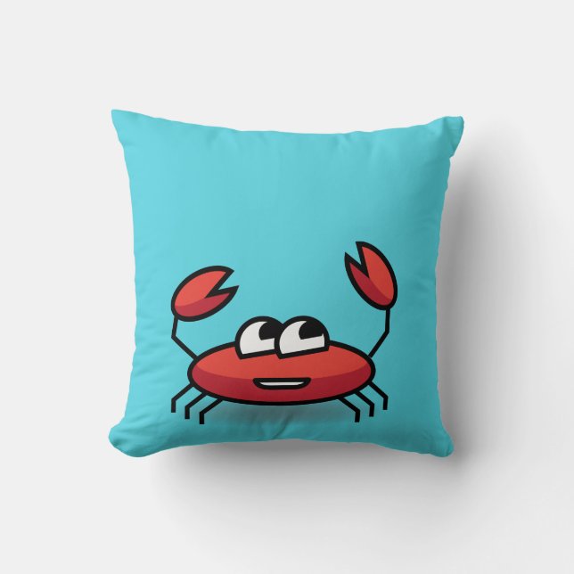 Cartoon Crab - Critter Kissen (Vorderseite)