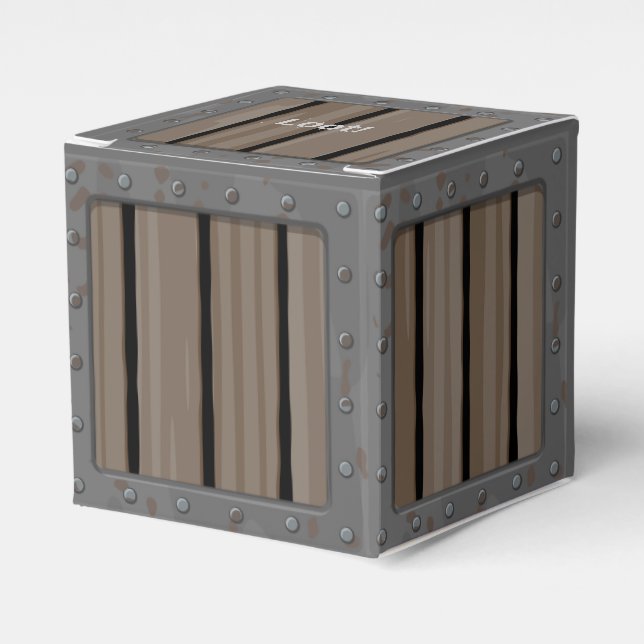 Cartoon Crate Geschenkschachtel (Vorderseite)