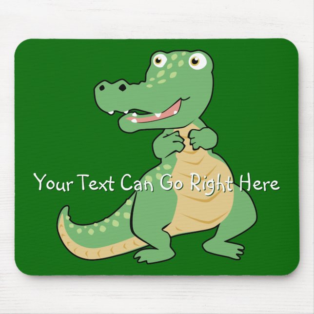 Cartoon Crocodile Mousepad (Vorne)
