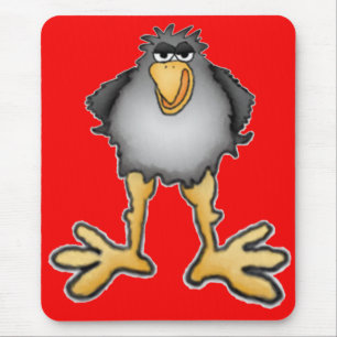 Cartoon Crow Mousepad