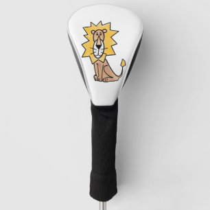 cartoon cute lion kids retro safari jungle animal golf headcover