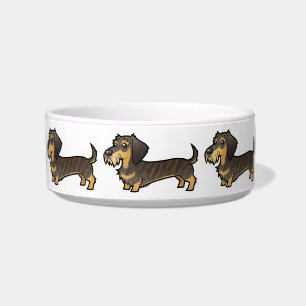Cartoon-Dackel (Drahthaarterrier) Napf