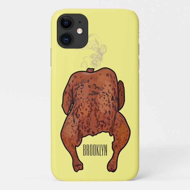 Cartoon-Darstellung von Hähnchen Case-Mate iPhone Hülle (Rückseite)