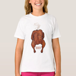Cartoon-Darstellung von Hähnchen T-Shirt