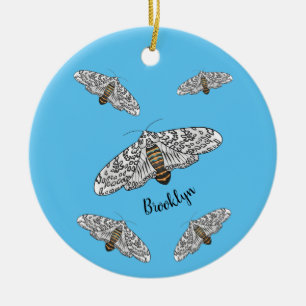Cartoon-Darstellung von Riesenleoparden Keramik Ornament
