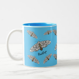 Cartoon-Darstellung von Riesenleoparden Zweifarbige Tasse