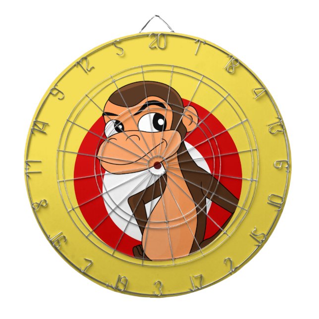 Cartoon-Dartboard Chimp Dartscheibe (vorne)
