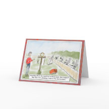 Cartoon d'écureuil amusant Carte de voeux d'annive