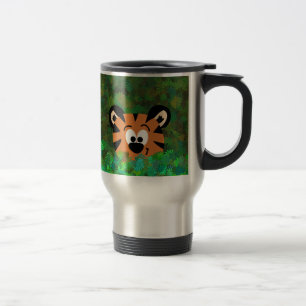 Cartoon, der Baby-Tiger Rahul Reise-Tasse späht Reisebecher
